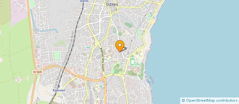 localisation de l'entreprise MADAME CLAUDE ALESSI  ISTRES