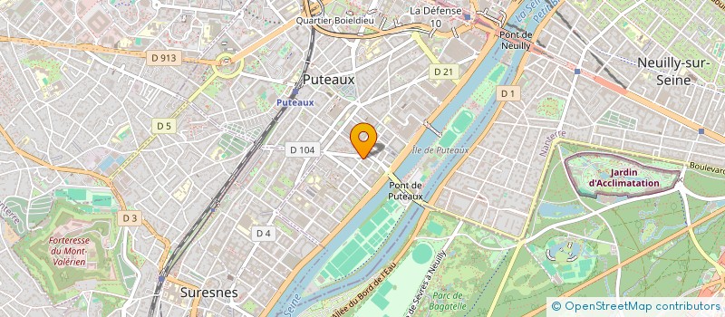 localisation de l'entreprise MADAME CLAUDE ALQUIER  PUTEAUX