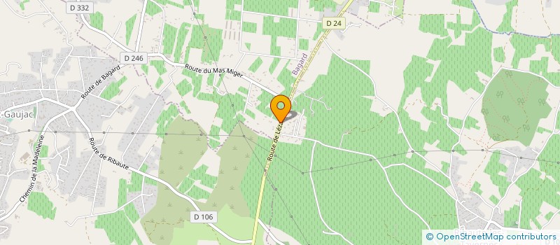 localisation de l'entreprise MADAME CLAUDE AMBLARD  BAGARD