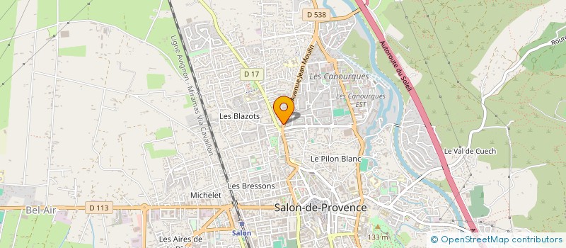 localisation de l'entreprise MADAME CLAUDE ANGELIS à SALON-DE-PROVENCE
