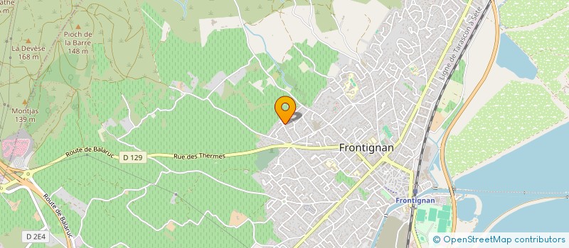localisation de l'entreprise MADAME CLAUDE ARTIS à FRONTIGNAN