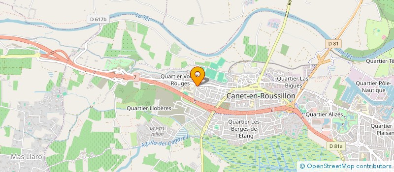 localisation de l'entreprise MADAME CLAUDE ATTAIECH  CANET-EN-ROUSSILLON