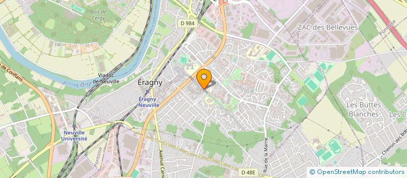 localisation de l'entreprise MADAME CLAUDE ATTALI  ERAGNY