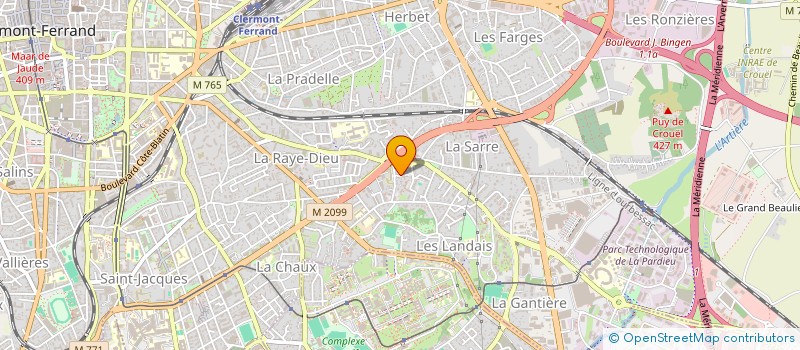 localisation de l'entreprise MADAME CLAUDE AUJEAN à CLERMONT-FERRAND