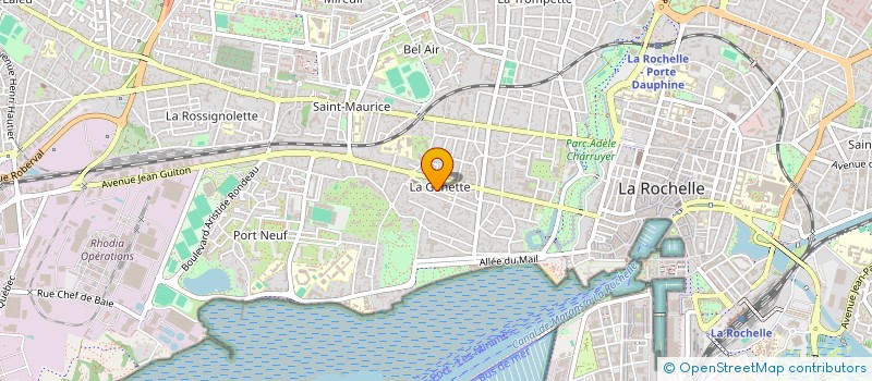 localisation de l'entreprise MADAME CLAUDE BAILLY  LA ROCHELLE