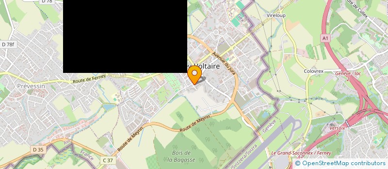 localisation de l'entreprise MADAME CLAUDE BAYETTO à FERNEY-VOLTAIRE