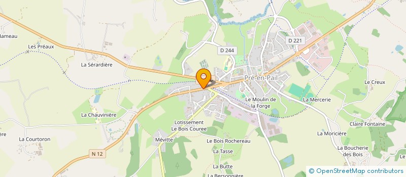 localisation de l'entreprise MADAME CLAUDE BEAUDOR  PRE-EN-PAIL-SAINT-SAMSON