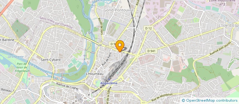 localisation de l'entreprise MADAME CLAUDE BELLISARIO à ANGOULEME