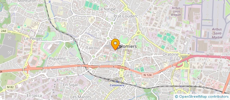 localisation de l'entreprise MADAME CLAUDE BENHENICHE à COLOMIERS