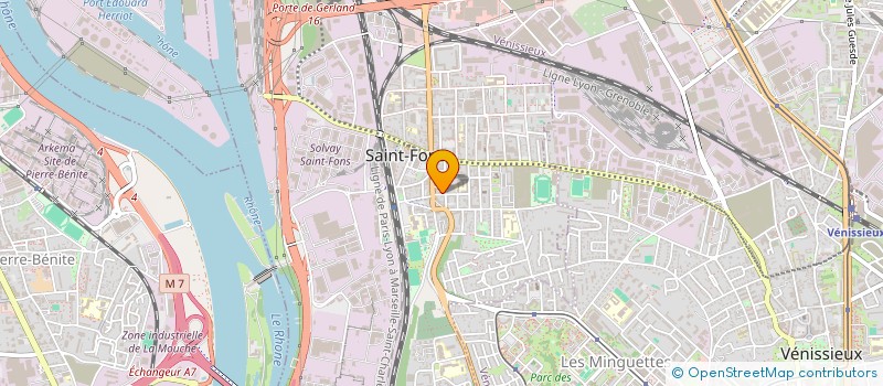 localisation de l'entreprise MADAME CLAUDE BIASSALA KOMBO  SAINT-FONS