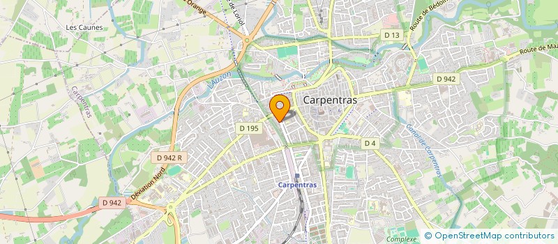 localisation de l'entreprise MADAME CLAUDE BLANCHON à CARPENTRAS