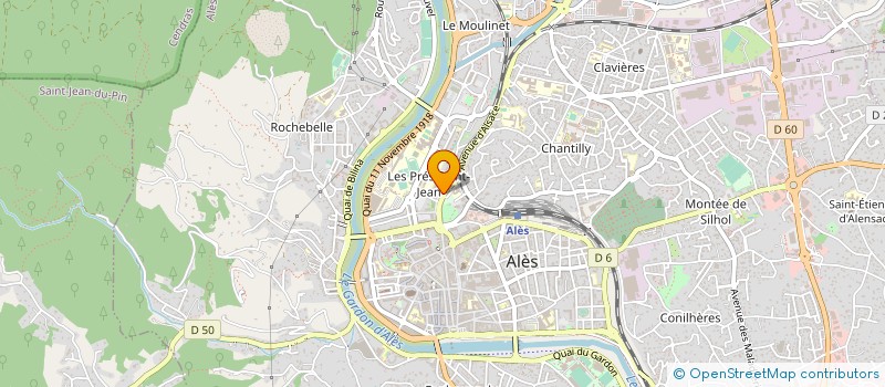 localisation de l'entreprise MADAME CLAUDE BOCABEILLE à ALES