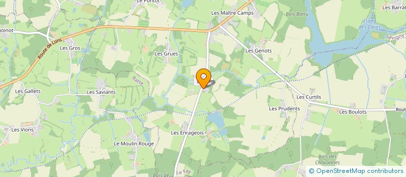 localisation de l'entreprise MADAME CLAUDE BONIN  FAY (LE)