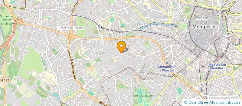 localisation de l'entreprise MADAME CLAUDE BONNAFE à MONTPELLIER