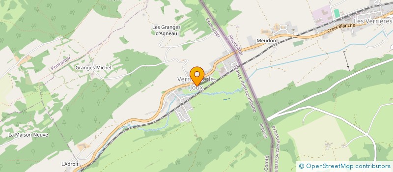 localisation de l'entreprise MADAME CLAUDE BONNET  BEAUFORT-ORBAGNA