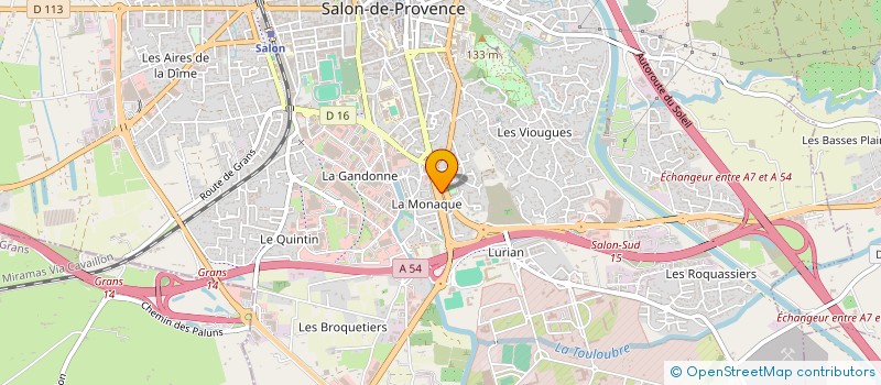 localisation de l'entreprise MADAME CLAUDE BOUCHARD à SALON-DE-PROVENCE