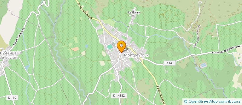 localisation de l'entreprise MADAME CLAUDE BOURGOUGNON à MONTPEYROUX