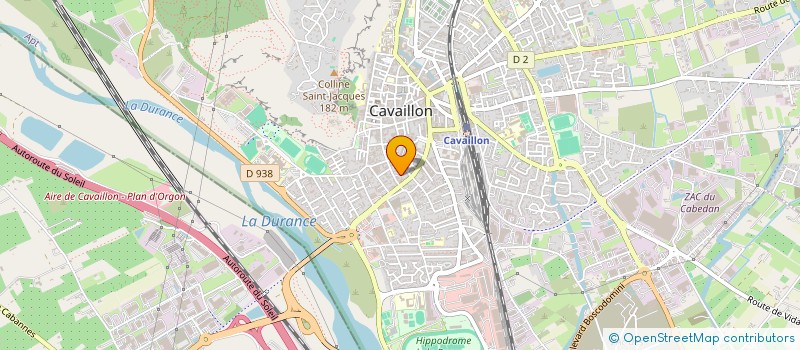 localisation de l'entreprise MADAME CLAUDE BOURGUE  CAVAILLON