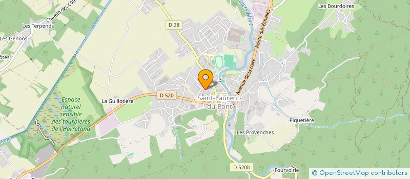 localisation de l'entreprise MADAME CLAUDE BRUN  SAINT-PIERRE-DE-CHARTREUSE