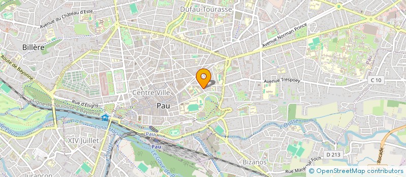localisation de l'entreprise MADAME CLAUDE CAMPARDON à PAU