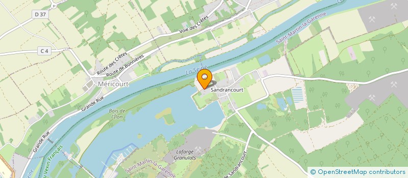 localisation de l'entreprise MADAME CLAUDE CAPRON  SAINT-MARTIN-LA-GARENNE