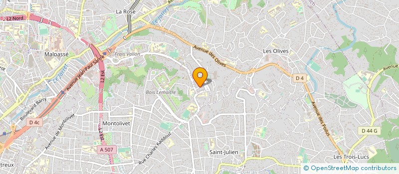 localisation de l'entreprise MADAME CLAUDE CARDELLA à MARSEILLE