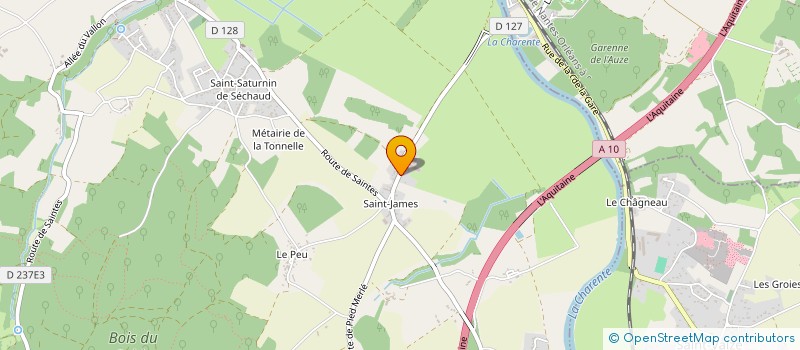 localisation de l'entreprise MADAME CLAUDE CARRIERE  PORT-D'ENVAUX