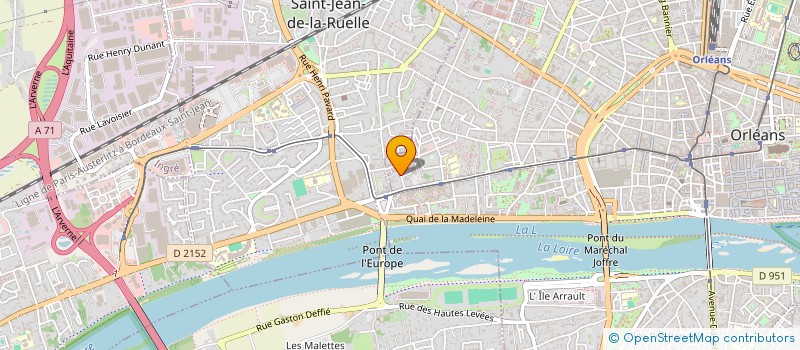 localisation de l'entreprise MADAME CLAUDE CASSEGRAIN  ORLEANS
