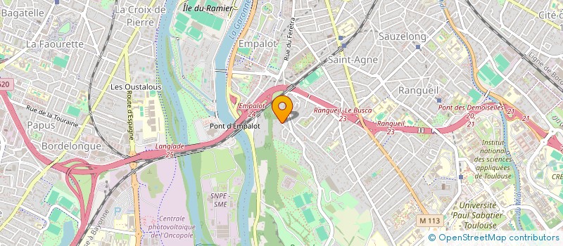 localisation de l'entreprise MADAME CLAUDE CASTERA à TOULOUSE