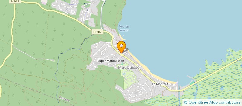 localisation de l'entreprise MADAME CLAUDE CATUHE  CARCANS