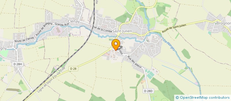 localisation de l'entreprise MADAME CLAUDE CHAREYRE  SAINT-JULIEN