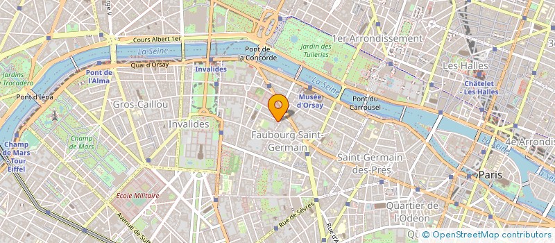 localisation de l'entreprise MADAME CLAUDE CHAUVIN à PARIS