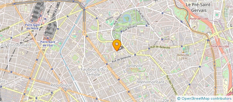 localisation de l'entreprise MADAME CLAUDE CHERVET  PARIS