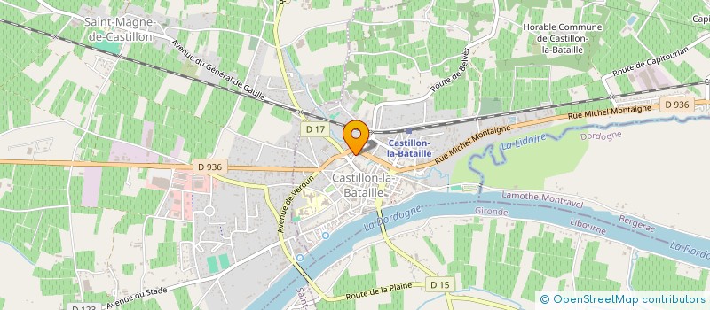 localisation de l'entreprise MADAME CLAUDE COLEMYN  CASTILLON-LA-BATAILLE