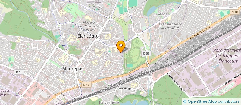 localisation de l'entreprise MADAME CLAUDE CONVERT  ELANCOURT