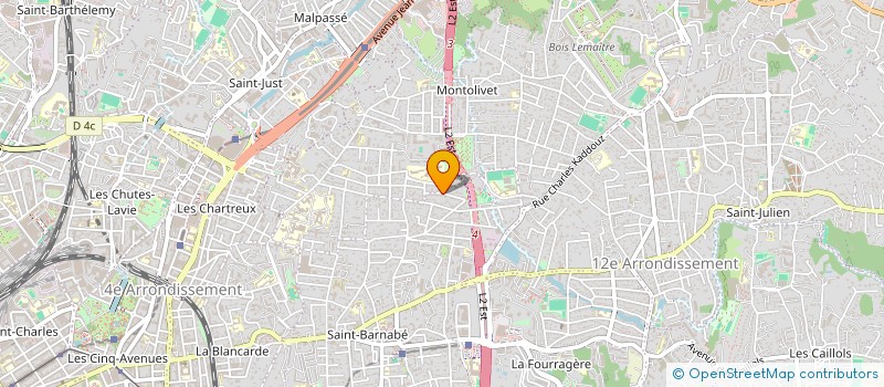 localisation de l'entreprise MADAME CLAUDE COSTA à MARSEILLE