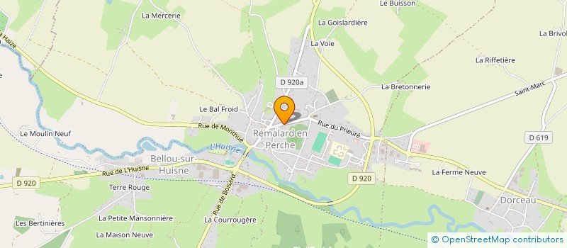 localisation de l'entreprise MADAME CLAUDE DAHMEN-BOUCHERON à REMALARD-EN-PERCHE