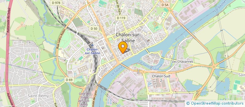 localisation de l'entreprise MADAME CLAUDE DAUSSIN à CHALON-SUR-SAONE