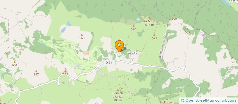 localisation de l'entreprise MADAME CLAUDE DAVID à LA BASTIDE-DE-SEROU
