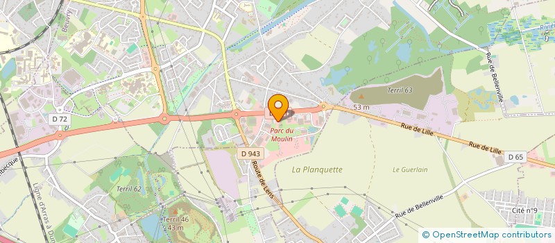 localisation de l'entreprise MADAME CLAUDE DE GARDANE  BEUVRY