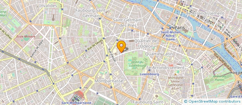 localisation de l'entreprise MADAME CLAUDE DE LA LANDE  PARIS