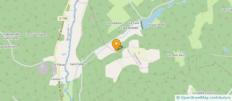 localisation de l'entreprise MADAME CLAUDE DE LARMINAT à BENAIS