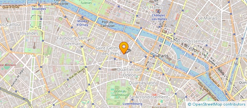 localisation de l'entreprise MADAME CLAUDE DE SCORRAILLE  PARIS