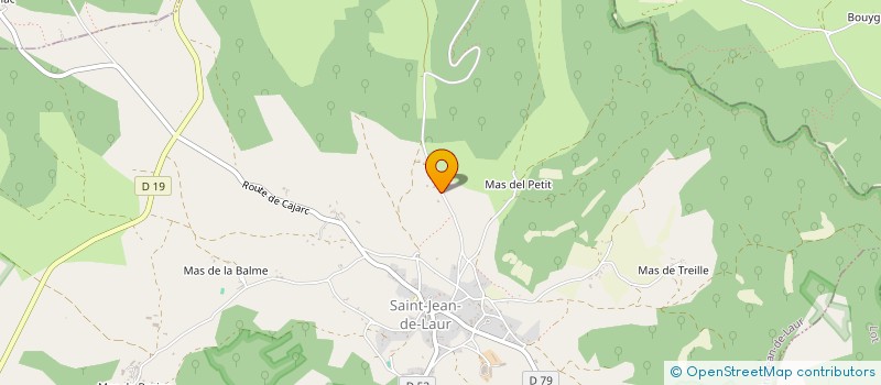 localisation de l'entreprise MADAME CLAUDE DECHEPPE  SAINT-JEAN-DE-LAUR