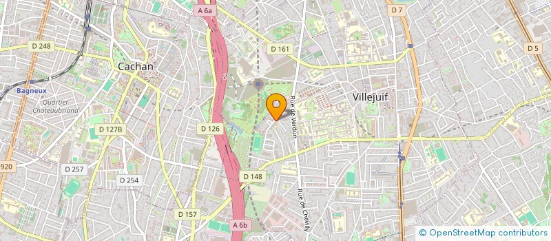 localisation de l'entreprise MADAME CLAUDE DELATTRE à VILLEJUIF