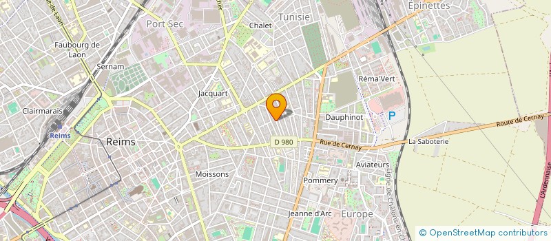 localisation de l'entreprise MADAME CLAUDE DELSOL  REIMS