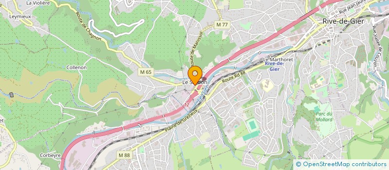 localisation de l'entreprise MADAME CLAUDE DEMUYTER  GENILAC