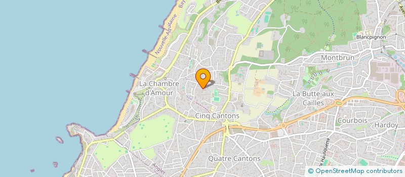 localisation de l'entreprise MADAME CLAUDE DEPITOUT à ANGLET