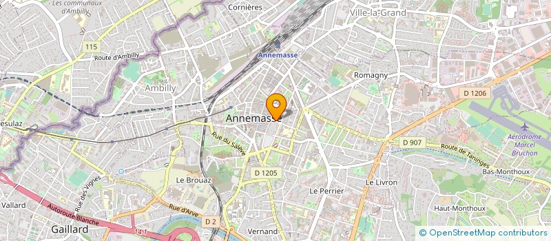 localisation de l'entreprise MADAME CLAUDE DESMEULES à ANNEMASSE