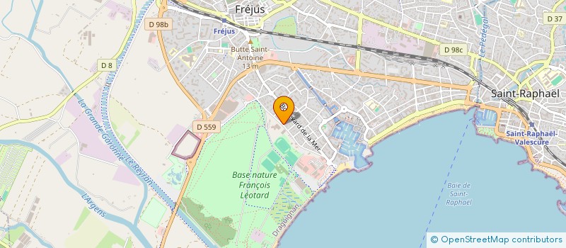 localisation de l'entreprise MADAME CLAUDE DESSERTAINE à FREJUS